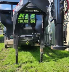 k&s roll-off dumpster trailer hitch